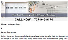 Glossary for Garage Doors in Indian Rocks Beach - Click here to download